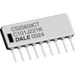 RC Network SIP 220pF 50VAC 10% 47 Ohm 2% 8R/8C TH