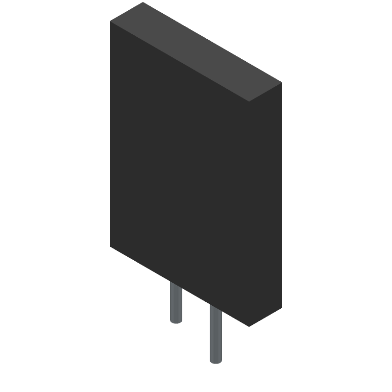 60V 1.1A Radial PTC Resettable Fuse, 40A Max