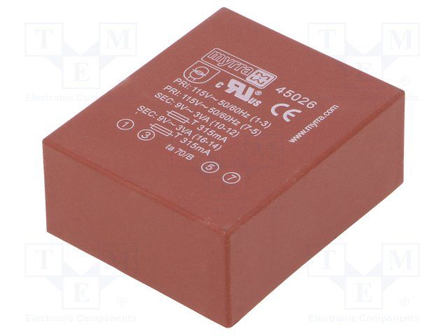 Power Transformer 6VA 16 Terminal PC Pin Thru-Hole