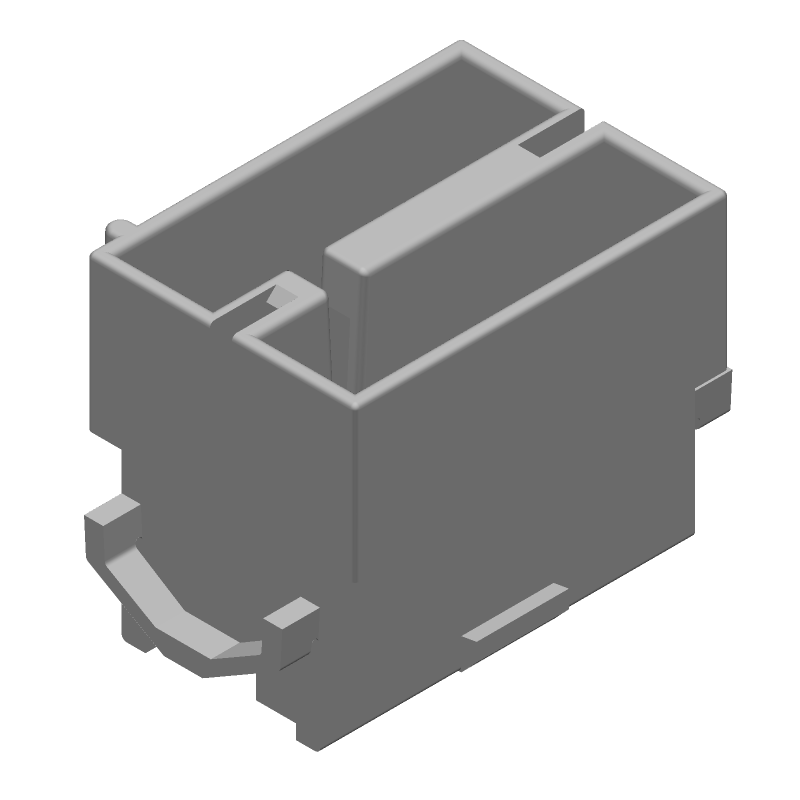 10 Pos Rectangular Wire Housing, 4.95mm Pitch, Female, Crimp, 13A, 250V