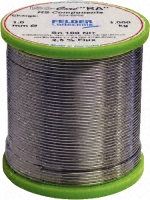 Felder Lottechnik 1mm Wire Lead Free Solder, +227C Melting Point, 0.7% Copper, 99.3% Tin, 1kg
