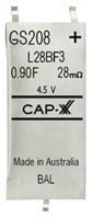 CAP-XX 0.9F Electric Double Layer Capacitor 4.5 V dc 20% tolerance series Supercap G