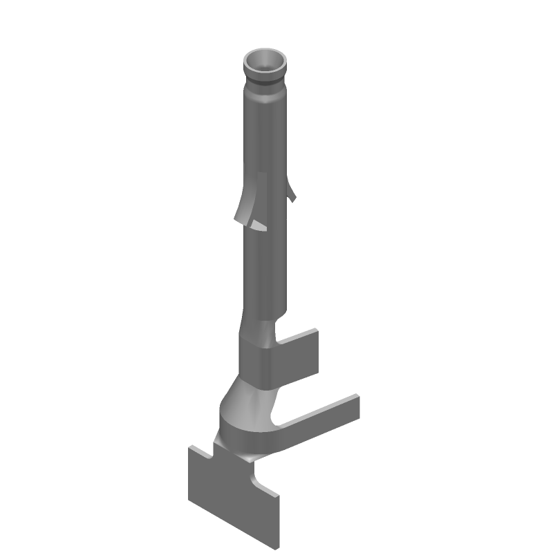 Female Signal/Power Crimp Contact, 7A, 16-20AWG, 600V