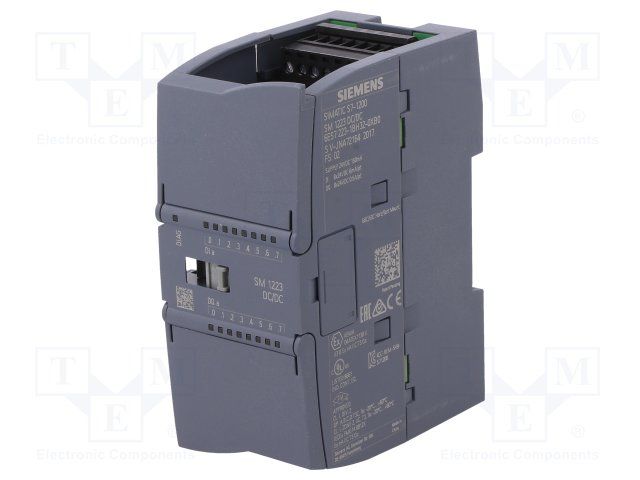 S7-1200 signal module SIMATIC S7-1200, 8 DI, 8 TO, 6ES7223-1BH32-0XB0, Siemens