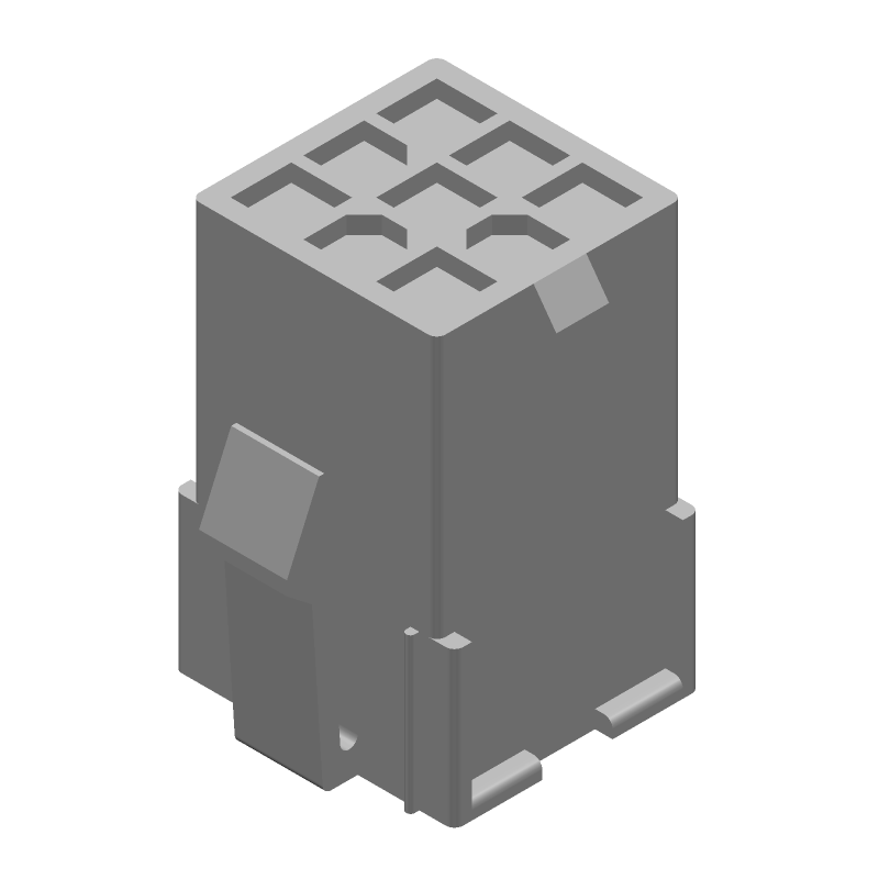 9 Pos 4.2mm Pitch Wire Housing, Receptacle, Crimp, 600V