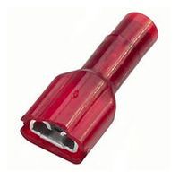 Female Crimp Terminal, 18-22AWG, Brass, Tin Plated, 300V