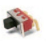 SPDT Slide Switch, 6A 250VAC, PC Pins, Through Hole