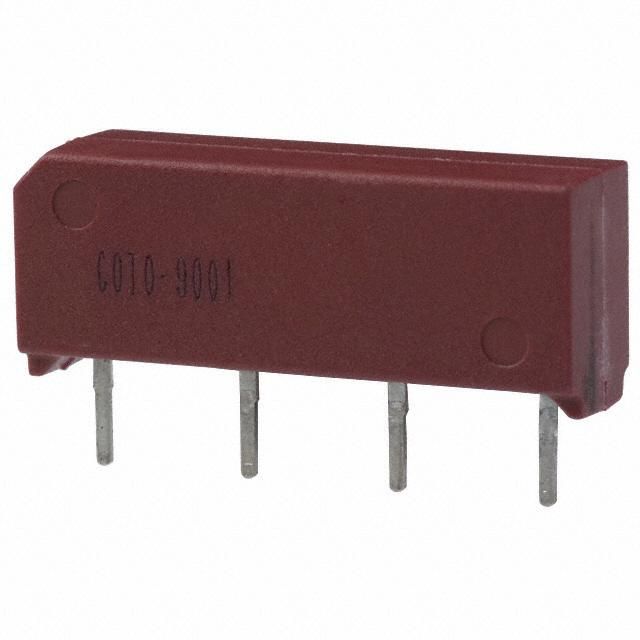 5VDC Reed Relay SPST-NO 500mA 500R THT SIP