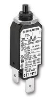 SCHURTER         T11 211 2A             Thermal Circuit Breaker, T11 Series, 240 VAC, 48 VDC, 2 A, 1 Pole, Panel