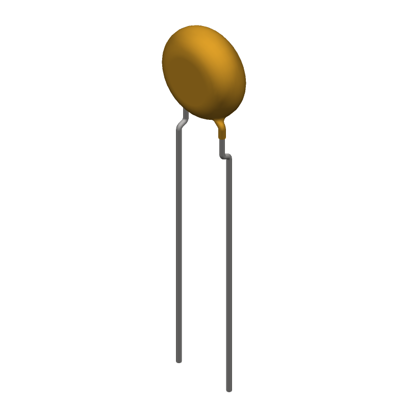 Cap Ceramic X1/Y2 3.3nF 300VAC Y5U Radial 7.5mm 125C