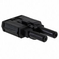 Plastic Duplex Fiber Optic Connector, 1000um, Straight, -40 to 85°C