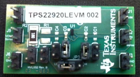 Evaluation Module For TPS22920 Series Single Channel Load Switch