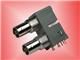 2-Port Dual BNC Metal RF Connector, 1GHz, 50 Ohm, Right Angle