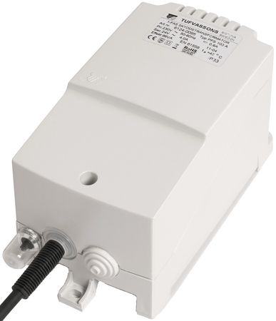Safety transformer 230 VAC, 50. . .60 Hz 24 VAC 24 VAC 120 VA Euro CEE 7/17, PFS 120A, Tufvassons Transformator