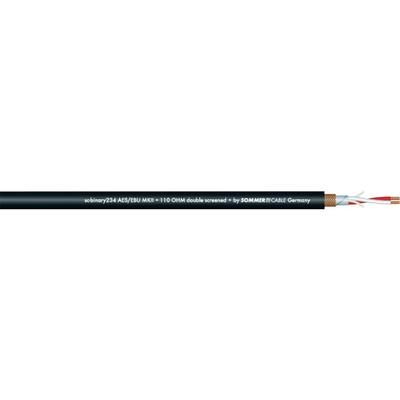 Digital cable 2 x 0.34 mm² Black Sommer Cable