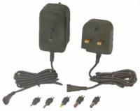 6V dc, 1 Output, 0.7 x 2.35 x 9 mm, 1.35 x 3.5 x 11 mm, 1.7 x 4 x 10 mm, 2.1 x 5.5 x 12 mm, 2.5 x 5.5 x 12 mm