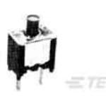 Switch Push Button OFF Mom SPST Round Button 20VAC 20VDC 0.4VA Momentary Contact PC Pins Thru-Hole Bulk