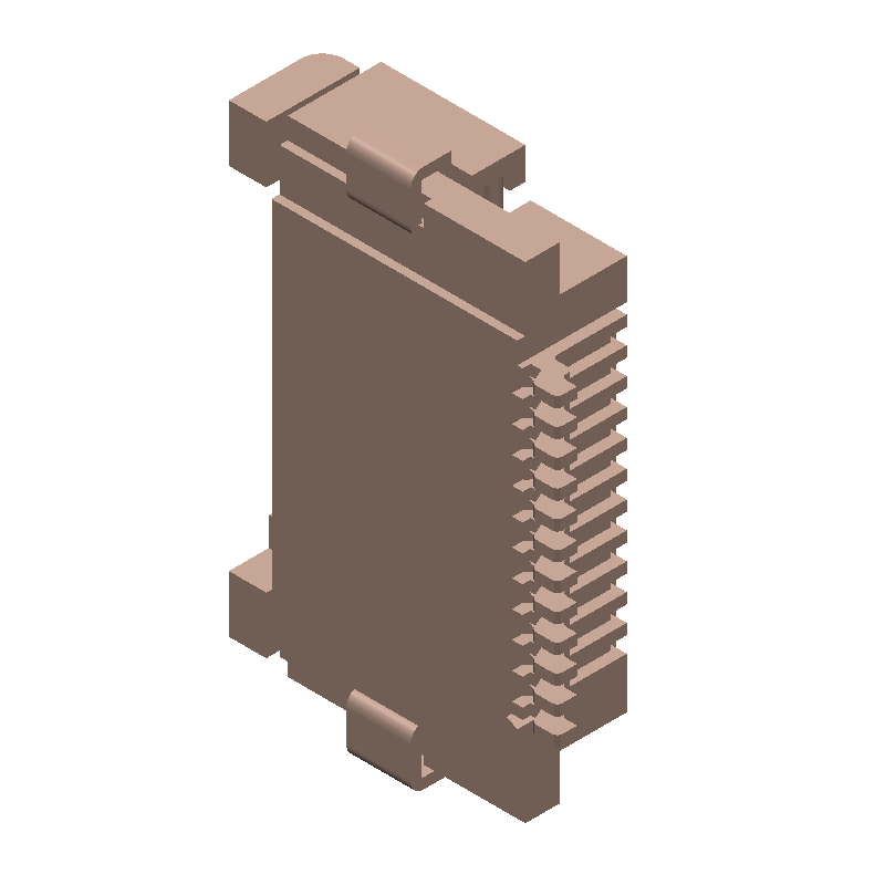 Conn FFC/FPC Connector SKT 12 POS 0.5mm Solder RA SMD T/R
