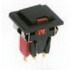 Illuminated Pushbutton Switch SPDT ON-Mom Red LED, 20VAC/DC, 1A, Solder