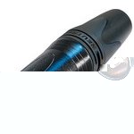 XLR Connectors 3P M CBL END XX-14 BLACK/SILVER BULK