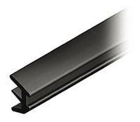 Glass panel plug-in, slot 8,black 4-6mm