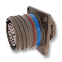 55 Pos Signal Circular Connector, Crimp, Panel Mount, Shielded, 200°C