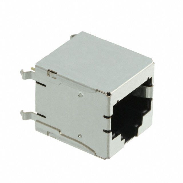 8 Pos Female Straight Solder Jack Connector, 125V, 500mA