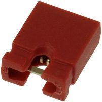 2-Pos Female Connector, 2.54mm Pitch, Gold Plated Bronze, 1A, 6mm L