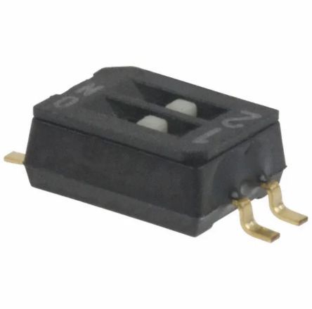 Slide Dip Switch, Solder Terminal, Surface Mount-straight,
