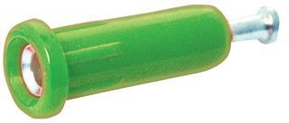 Tip Jack, Press-Fit, Insulated, Green, R