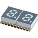 2 Digit Blue CC Segmented LED Display, 0.2" Numeric, SMD, 20-Pin