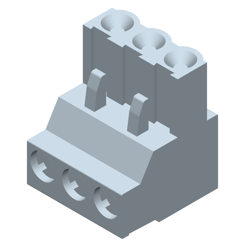 2P Green Terminal Block, 15A, 600V, Bronze/Tin, Right Angle