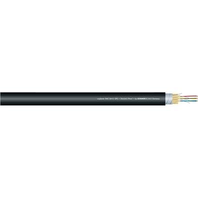 Multicore cable 4 x 2 x 0.19 mm² Black Sommer Cable