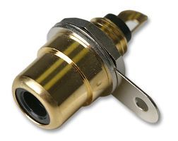 LUMBERG         BTO 1 VS            RCA (Phono) Audio / Video Connector, Socket, 4 mm, 2 Contacts, Black, Metal Body