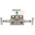 Manifold;  3-Valve;  Flanged;  for Use with Series 3100 Diff. Pressure Transmitters