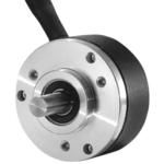 Mechanical Encoder Rotary Incremental Round 0.003N.m Straight Quadrature Digital Square Wave 100PPR Servo Mount Cable