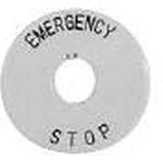 Label for Emergency Stop Switch