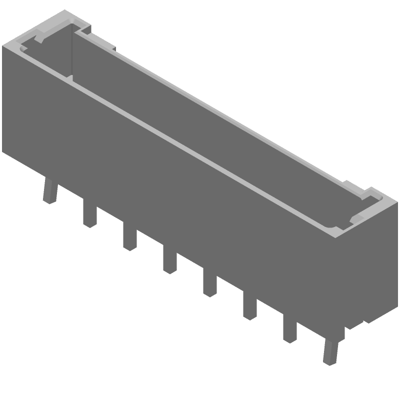 Conn Shrouded Header HDR 15 POS 1.5mm Solder ST Thru-Hole Box/Tray
