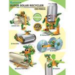 KIT,SUPER SOLAR RECYCLER,6 IN1 AGE 8+,STEM,DIY,87+ PCS