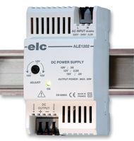 ELC         ALE1202             AC/DC DIN Rail Power Supply, Adjustable, 1 Output, 190 VAC, 264 VAC, 30 W, 10 VDC