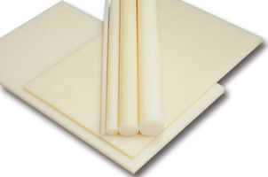 NYLON66 SHEET, 12X500X305MM; Material: Nylon 6.6; External Length / Height: 500mm; Dielectric Strength: 2kV/mm;...