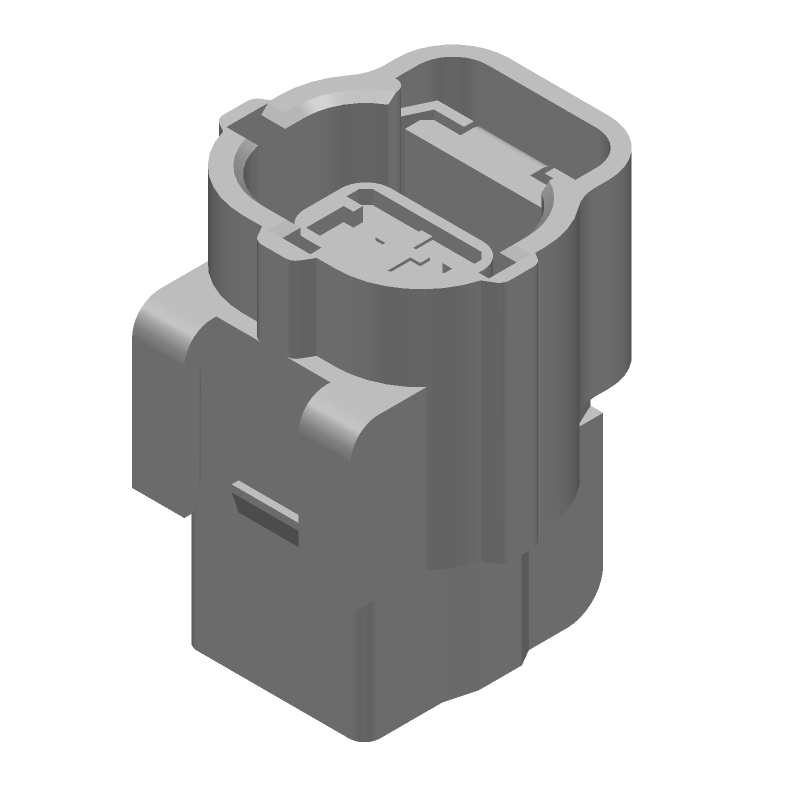 2P PBT Black Wire-to-Wire Crimp Connector