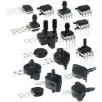 Peizoresistive Sensor, Differential, -1Psi Min, 1Psi Max, 0.25%, 0.20-0.80V, Rectangular, Through Hole Mount, ROHS COMPLIANT, CERAMIC, DIP-8