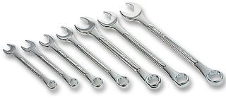 SPANNER SET, METRINCH, 7PC - Kit Contents:10, 11, 13, 14, 16, 17, 19mm, 3/8, 7/16, 1/2, 9/16, 5/8, 11/16, 3/4"; Kit Contents Descriptive:1 Each combination spanner of size 10mm-3/8", 11mm-7/16", 13mm-1/2", 14mm-9/16", 16mm-5/8", ; RoHS Compliant: NA;