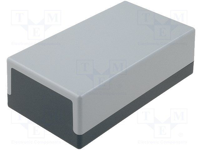Shell case Upper part light greyLower part dark grey 120 x 65 x 40 mm Polystyrene IP 40 Screw connection, E 430, Bopla