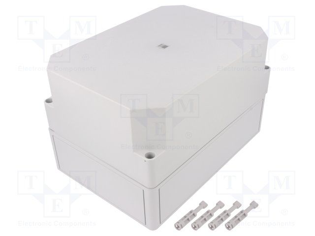 Enclosure;  Polycarbonate;  Solid Screw Cover;  7.1x10x6.5 In;  IP66;  PK Series