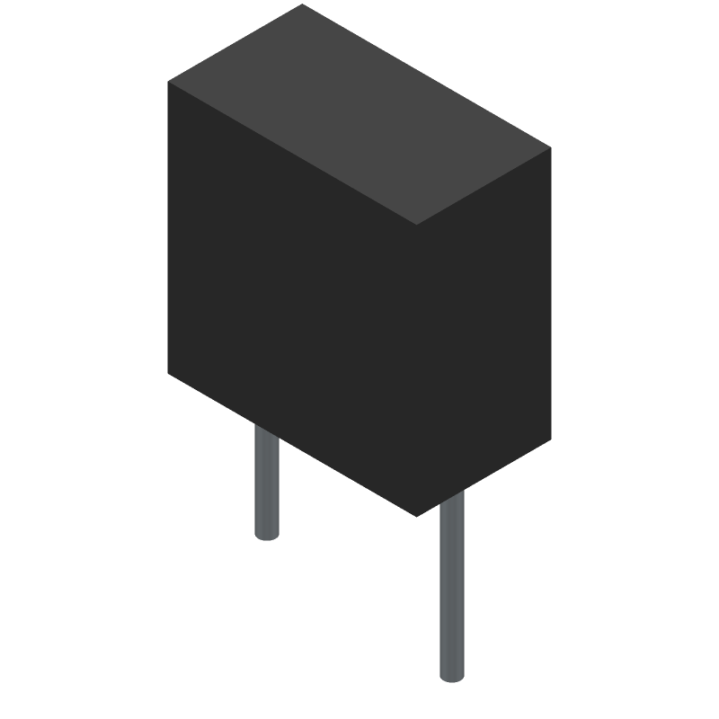 Ceramic Capacitor 1nF 1kV X5F 10% Radial 6.4mm 105C