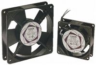 115V AC Axial Fan, 53CFM, 1800RPM, 38dBA, Sleeve Bearing