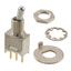 SPDT Toggle Switch, 3A 120VAC, Silver/Gold Contacts