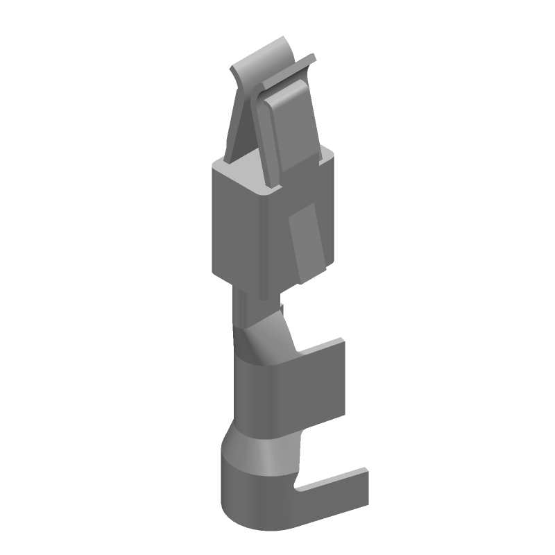 Female Socket Crimp Connector, 30A, Tin Plated Copper Alloy